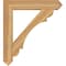 Ekena Millwork Olympic Arts & Crafts Rough Sawn Bracket, Western Red Cedar, 6"W x 38"D x 42"H BKT06X38X42OLY03RWR - alternate 2